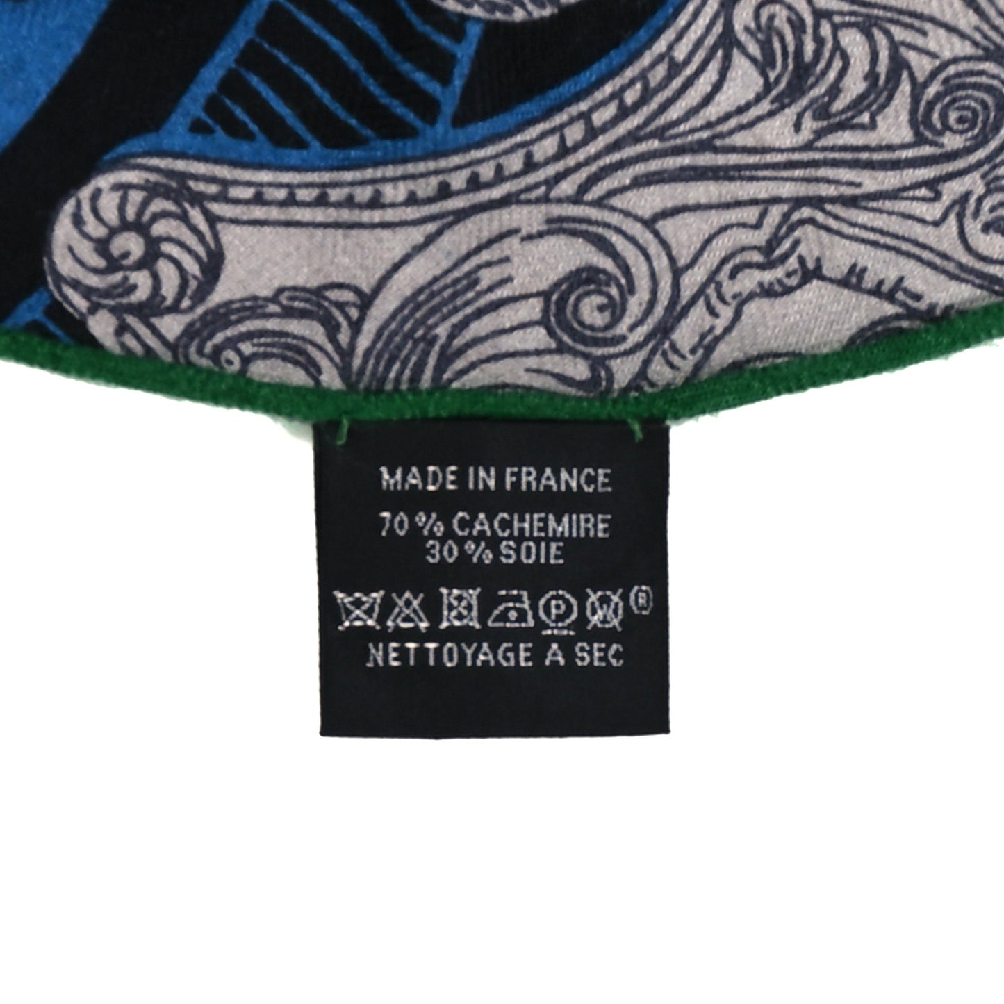 Silk Etriers Remix Application Coeur Giant Triangle Scarf Vert Black Multicolor