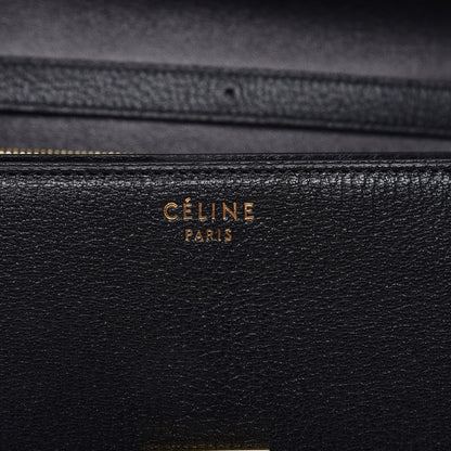 Celine Goatskin Medium Classic Box Flap Bag Black 6 of 7