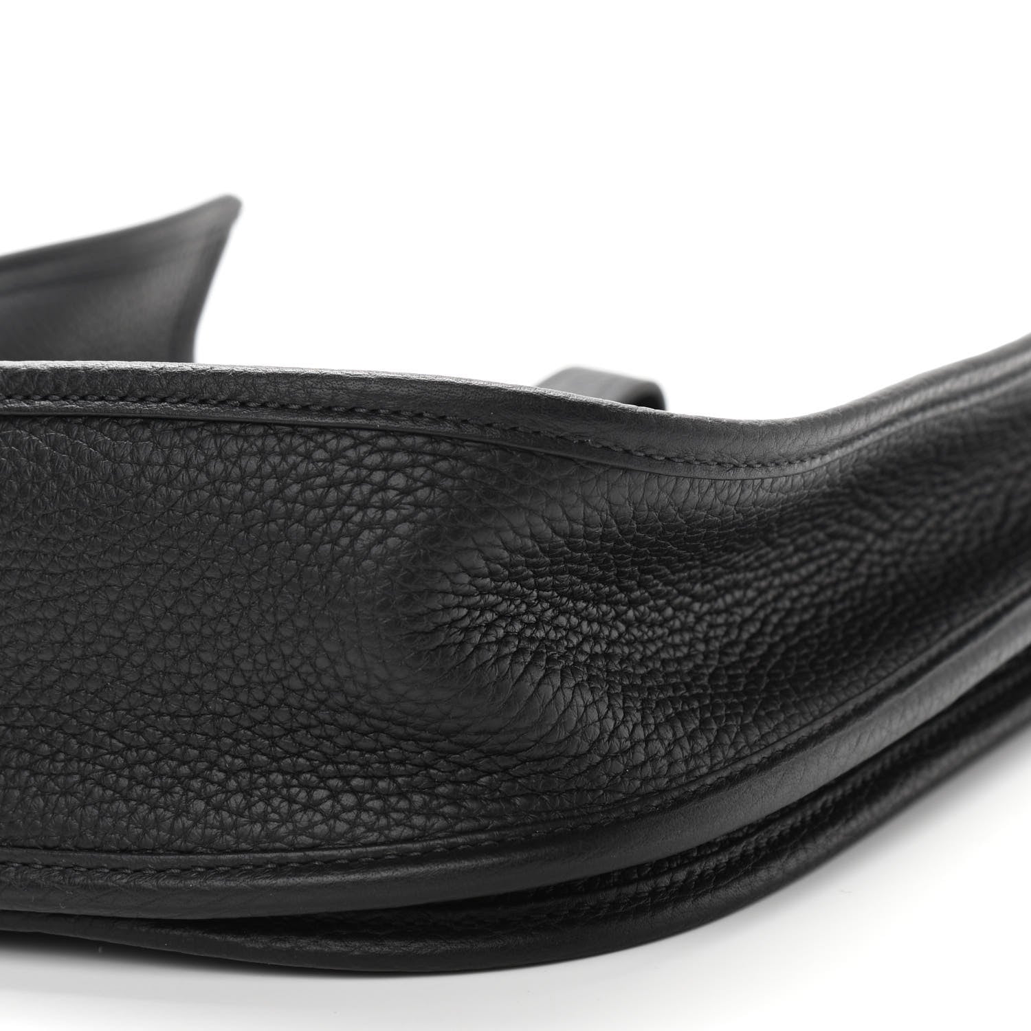 Hermes Taurillon Clemence Evelyne III PM Black 10 of 11