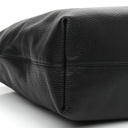 Prada Vitello Daino Tote Black 7 of 7