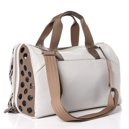 Hermes Toile Buffle Skipper TouTou Pet Carrier Etoupe 3 of 13