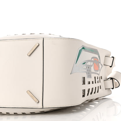 Loewe Calfskin Medium Tulip Hammock Shoulder Bag White 9 of 9