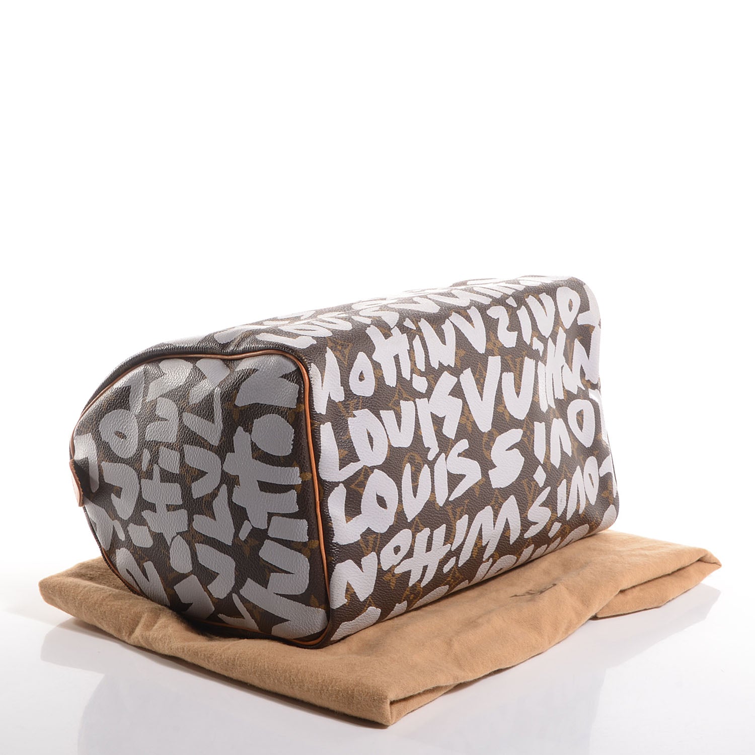 Louis Vuitton Monogram Graffiti Speedy 30 Silver 4 of 7