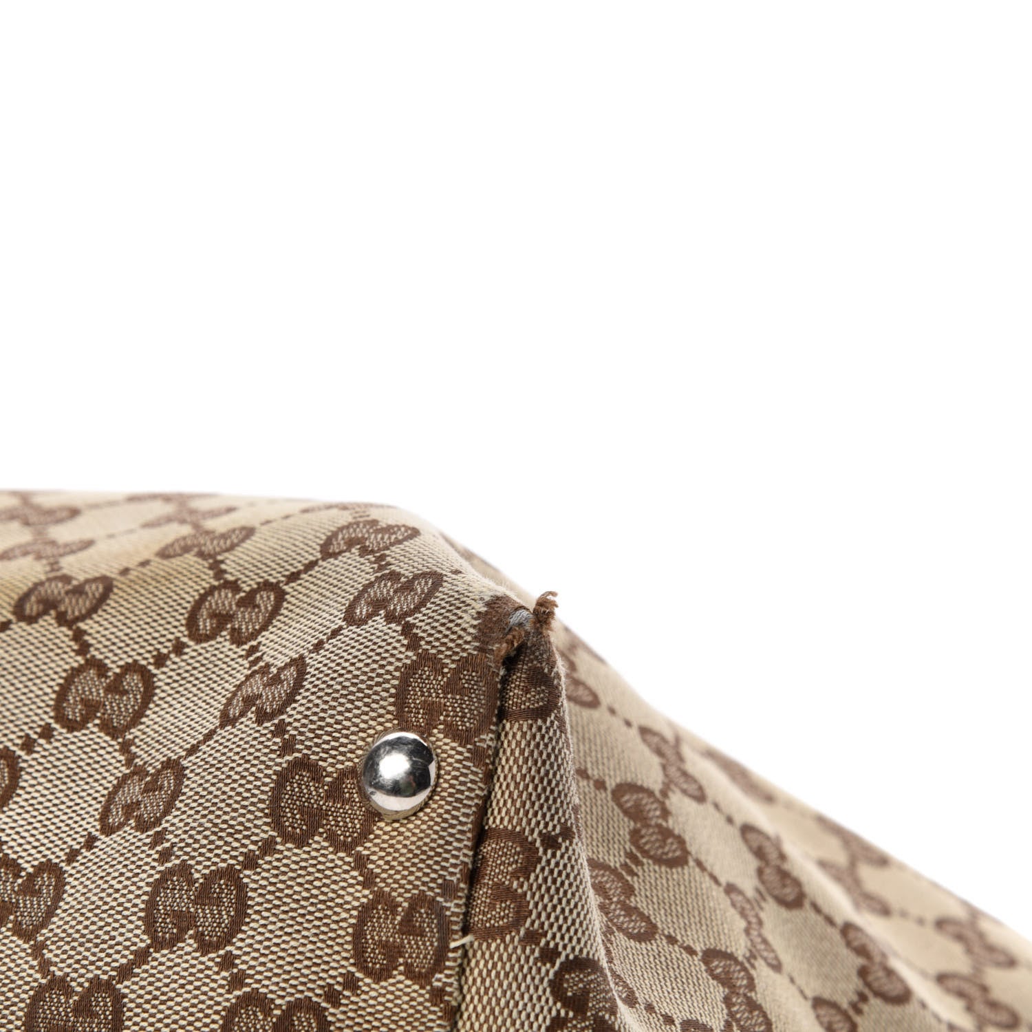Gucci Monogram Medium Icon Bit Tote Dark Brown 9 of 14