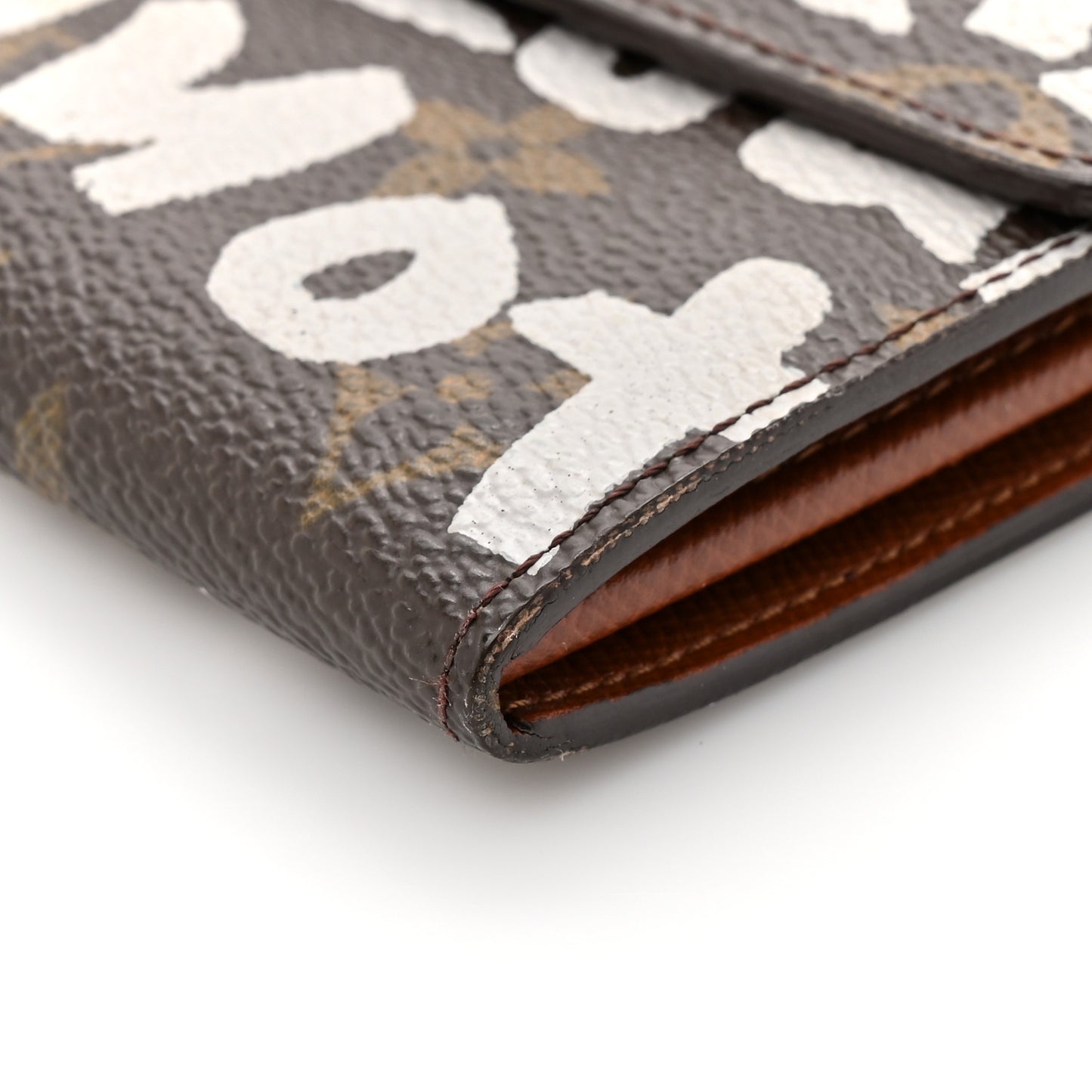 Monogram Graffiti Porte-Monnaie Wallet Silver
