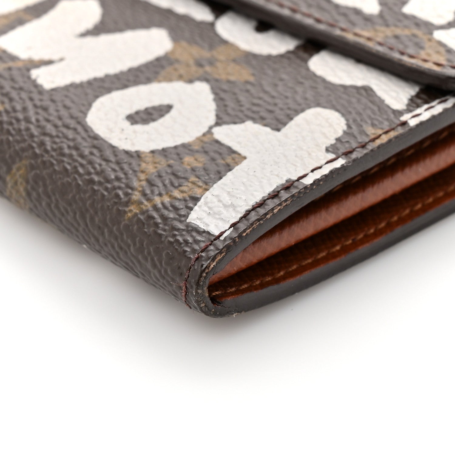 Louis Vuitton Monogram Graffiti Porte-Monnaie Wallet Silver 9 of 12