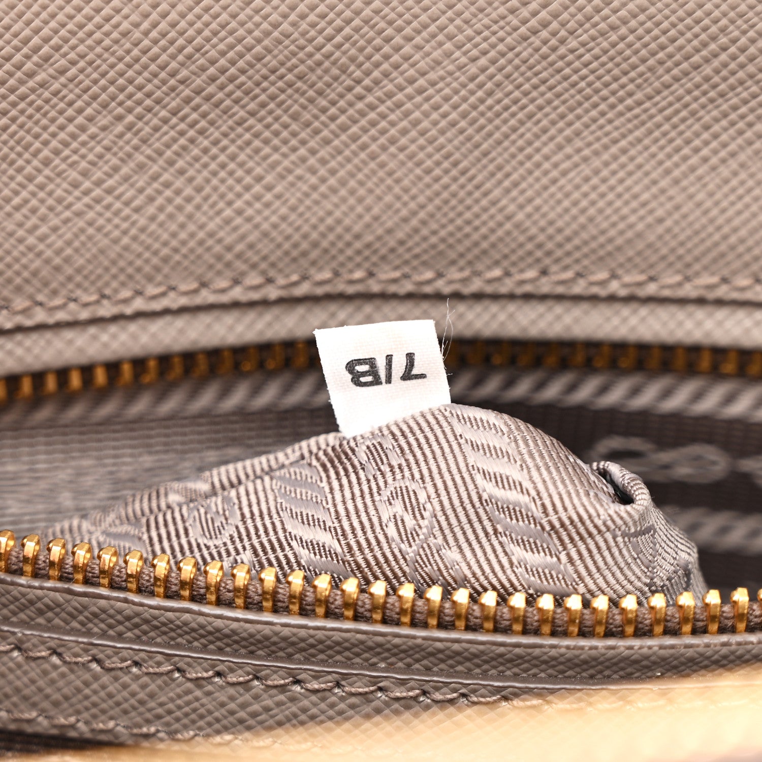 Prada Saffiano Small Galleria Double Zip Tote Argilla 7 of 12