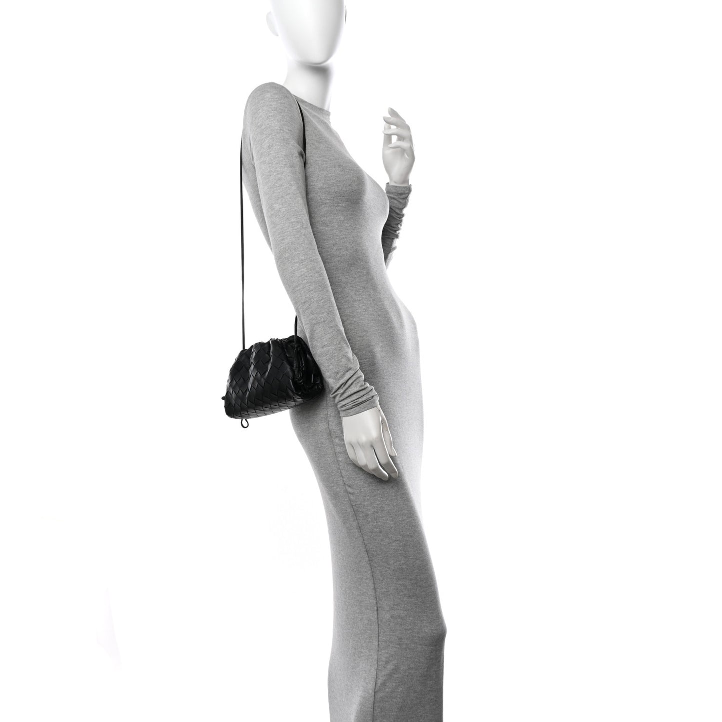 Nappa Intrecciato The Mini Pouch Black