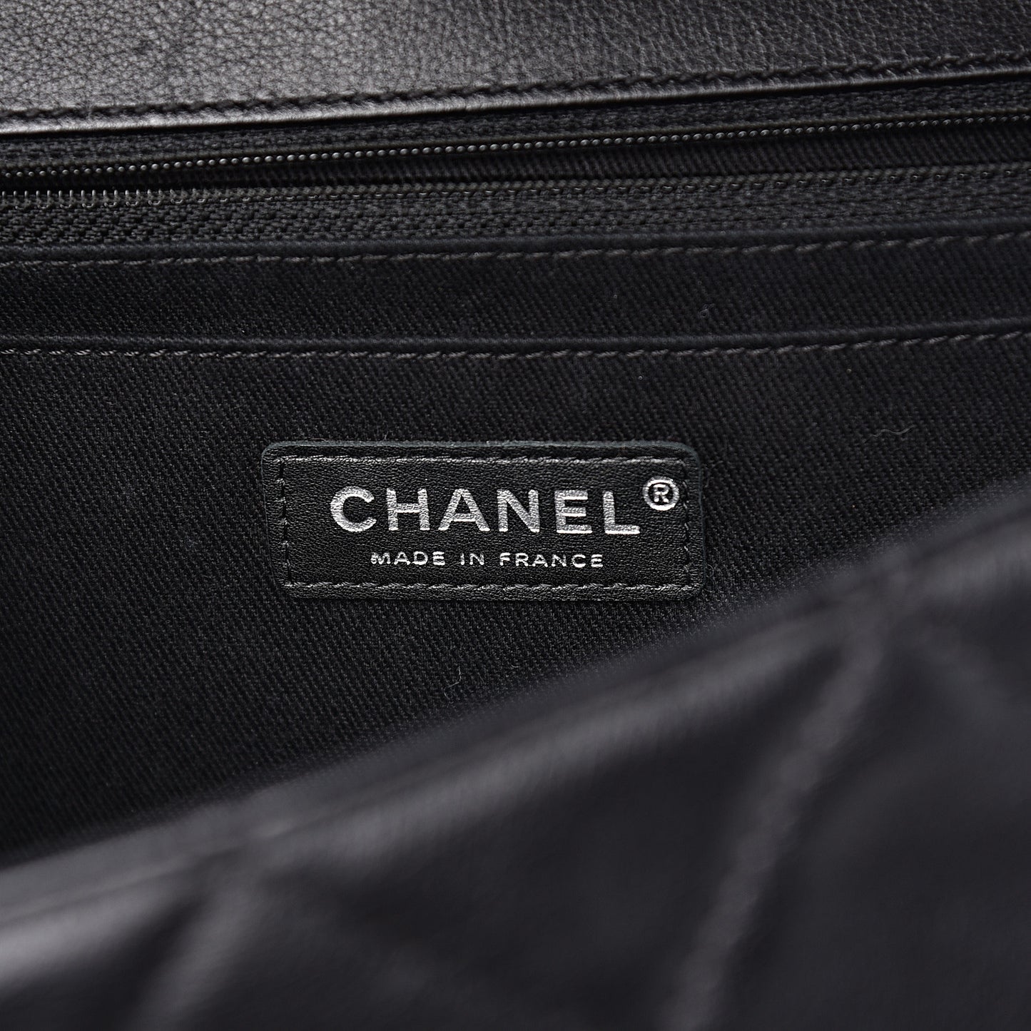 Calfskin Quilted In The Business Flap Bag Black