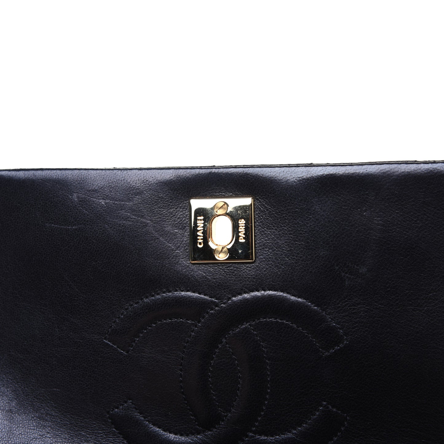 Lambskin Quilted Mini Flap Black