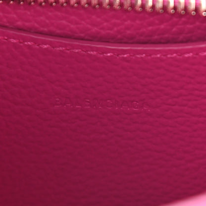 Balenciaga Grained Calfskin Neo Classic Silver Hardware Mini City Fuchsia 6 of 8