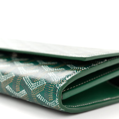 Goyard Goyardine Varenne Continental Wallet Green 10 of 11