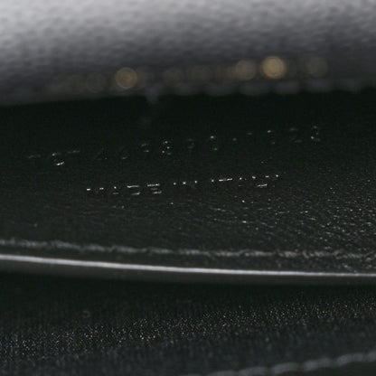 Saint Laurent Grain De Poudre Small Monogram Kate Satchel Black 7 of 10