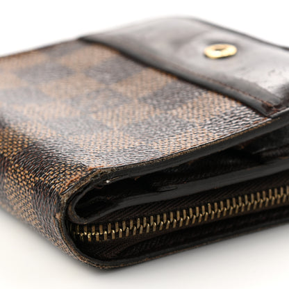 Louis Vuitton Damier Ebene Zippe Zipped Compact Wallet 8 of 14