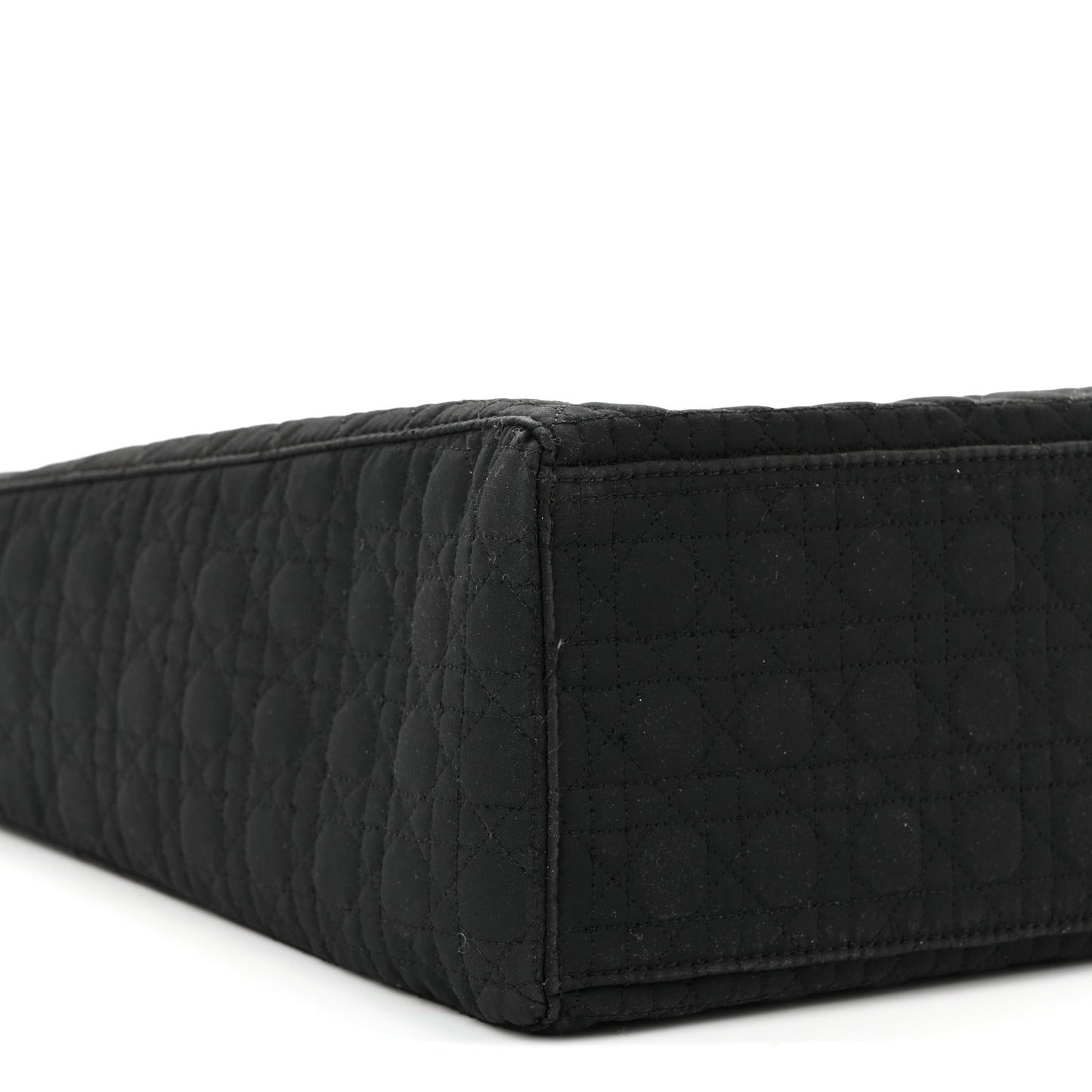 Nylon Cannage Large Lady Dior Black