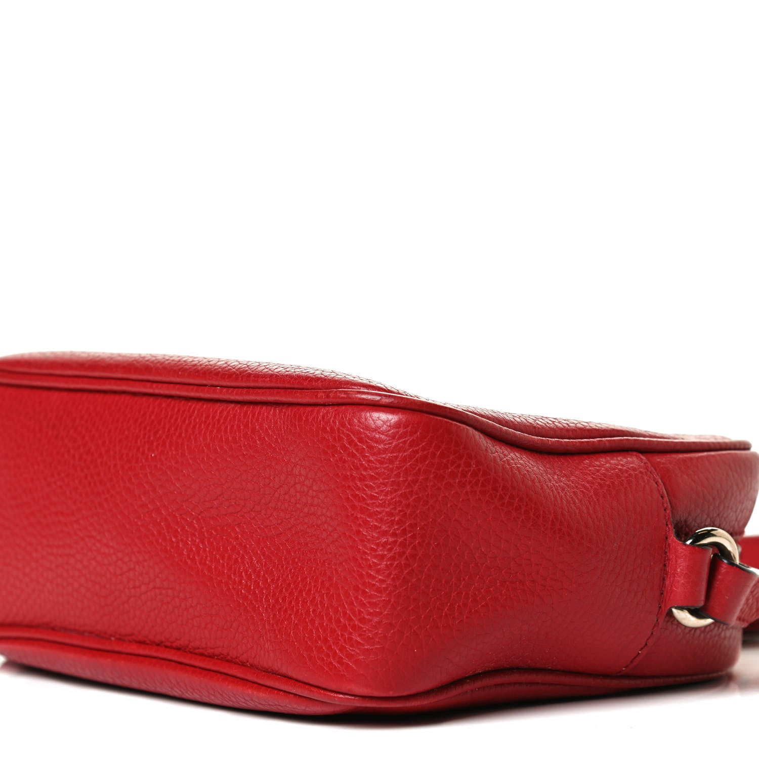 Gucci Pebbled Calfskin Small Soho Disco Bag Tabasco Red 11 of 16