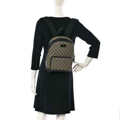 Gucci GG Supreme Monogram Small Eden Day Backpack Black 3 of 9