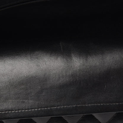 Chanel Lambskin Quilted Medium Double Flap Black 9 of 14