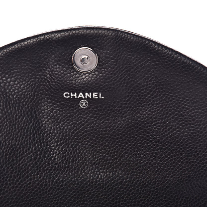 Chanel Caviar Half Moon Wallet On Chain WOC Black 6 of 11