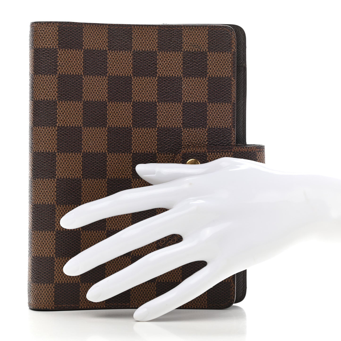 Damier Ebene Medium Ring Agenda Cover