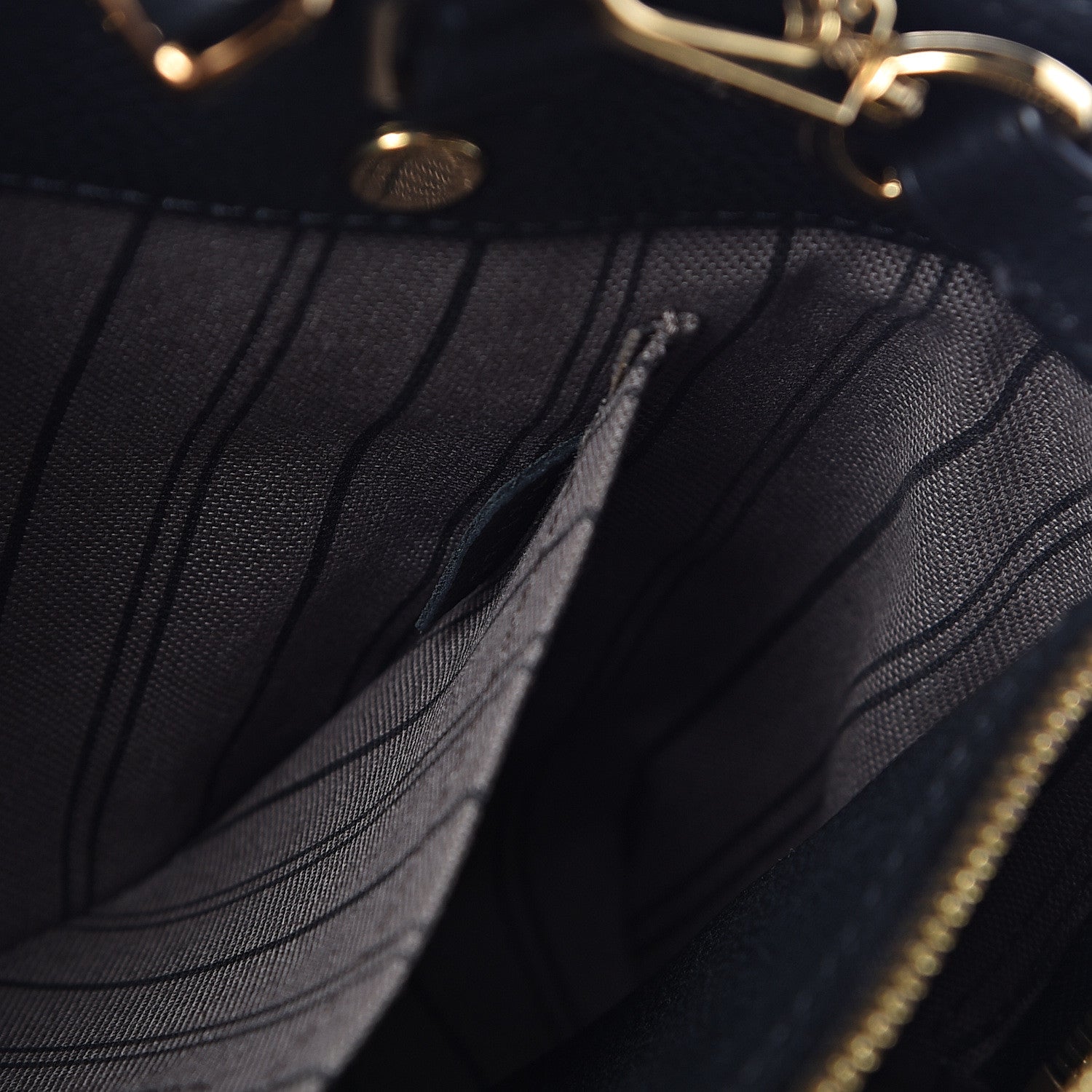 Louis Vuitton Empreinte Montaigne BB Black 7 of 9