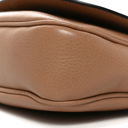 Gucci Pebbled Calfskin Medium Soho Flap Crossbody Camelia 10 of 10
