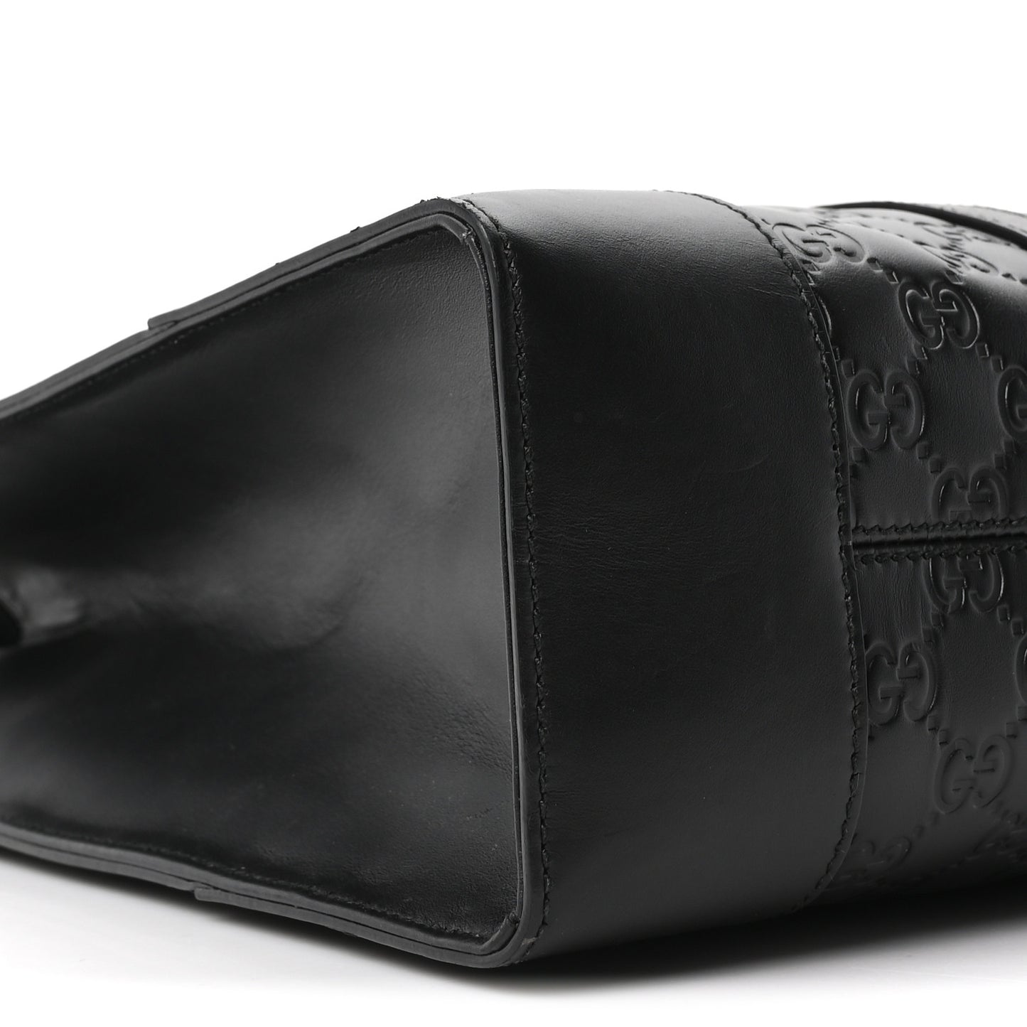 Guccissima Signature Briefcase Black