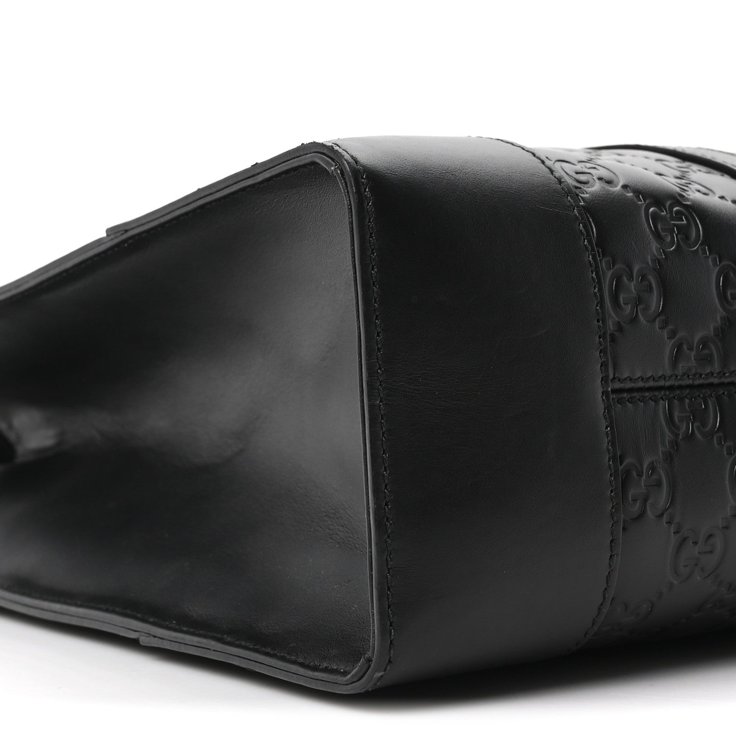Gucci Guccissima Signature Briefcase Black 9 of 10