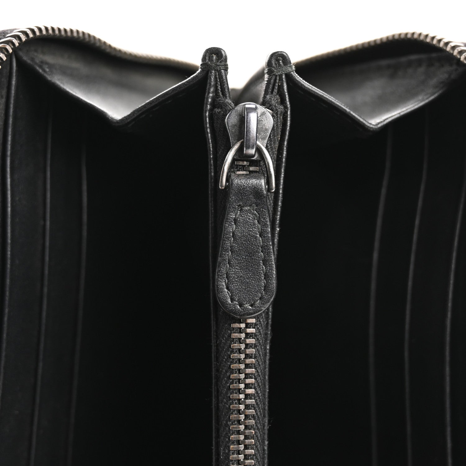Bottega Veneta Nappa Intrecciato Zip Around Wallet Black 11 of 17