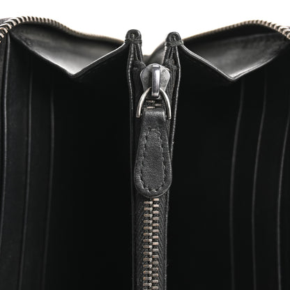 Bottega Veneta Nappa Intrecciato Zip Around Wallet Black 11 of 17