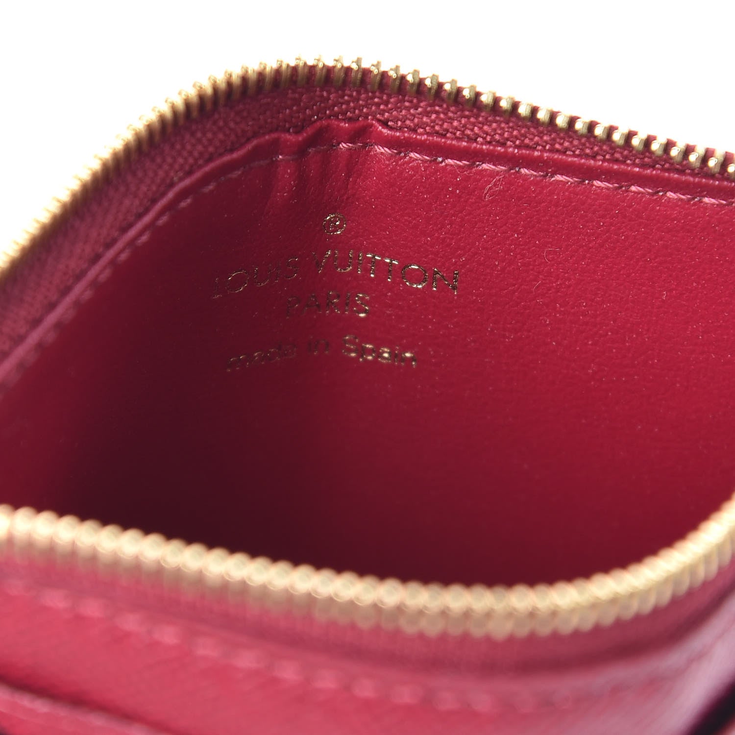 Louis Vuitton Monogram Zipped Card Holder Fuchsia 6 of 7