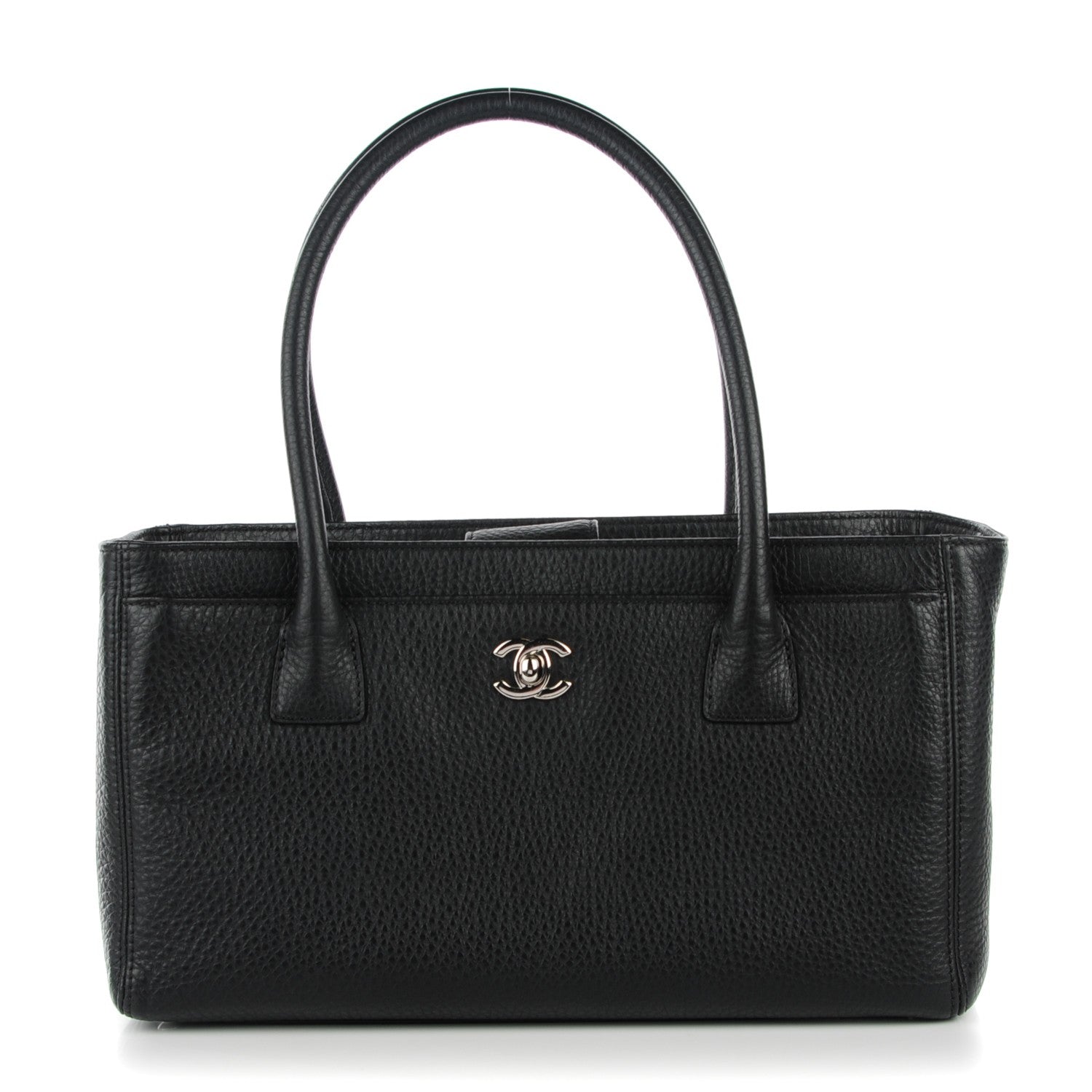 Chanel Calfskin Small Cerf Executive Shopper Tote Black 1 of 9
