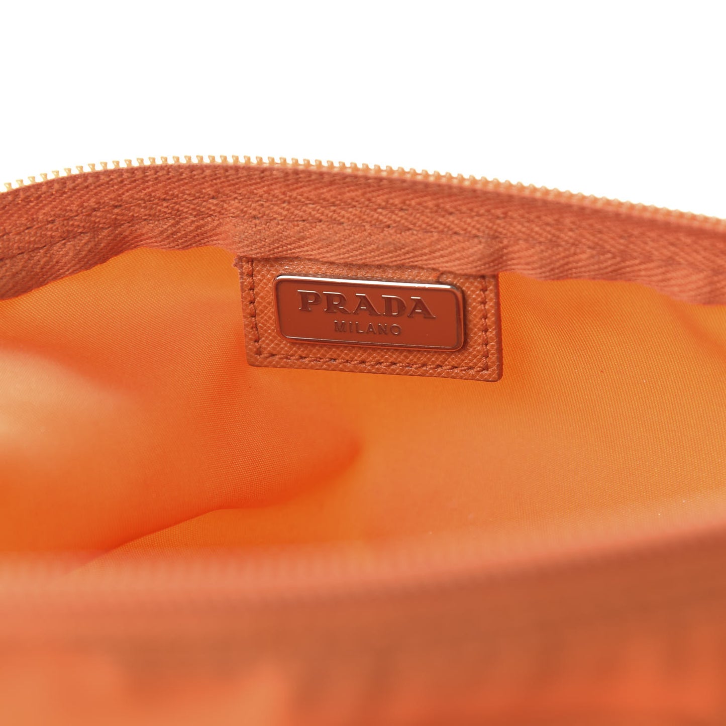 Tessuto Nylon Pouch Papaya