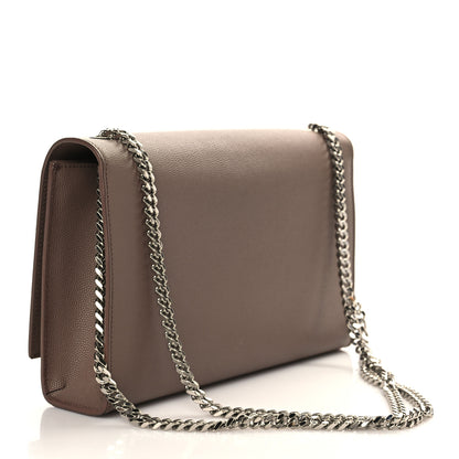 Saint Laurent Grain De Poudre Medium Monogram Kate Satchel Fard 2 of 5