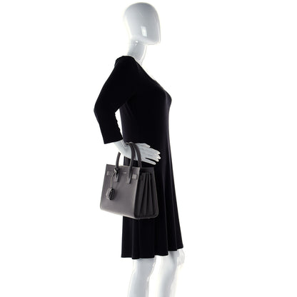 Saint Laurent Grained Calfskin Baby Sac De Jour Bronze 2 of 14