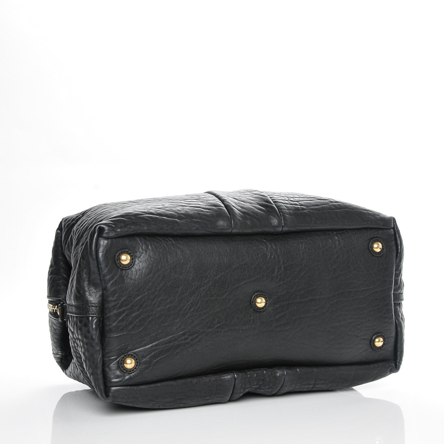 Saint Laurent Pebbled Lambskin Easy Sac Black 4 of 7