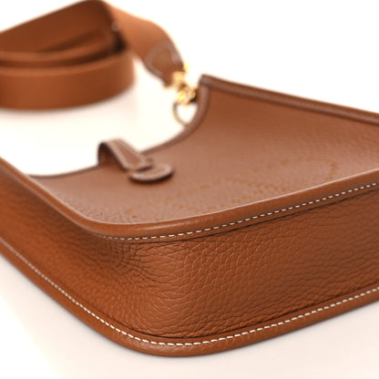 Hermes Taurillon Clemence Evelyne TPM Gold 8 of 10