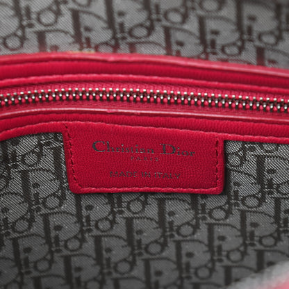 Christian Dior Lambskin Cannage Large Lady Dior Pink 6 of 14