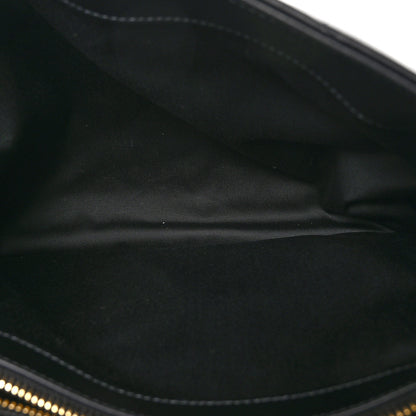 Saint Laurent SAINT LAURENT Calfskin Y Quilted Monogram Medium Loulou Chain Satchel Black 5 of 11