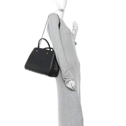 Louis Vuitton Empreinte Montaigne MM Black 2 of 10
