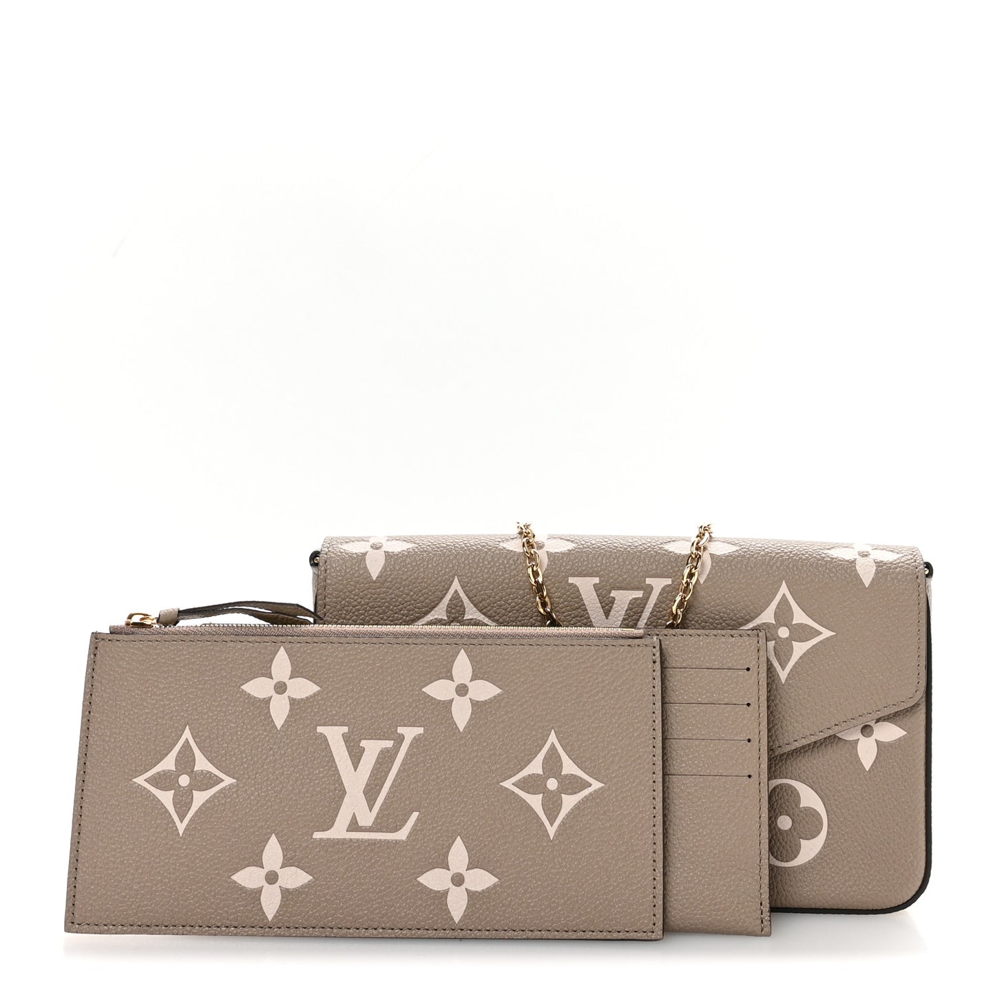 Empreinte Monogram Giant Felicie Pochette Tourterelle Creme