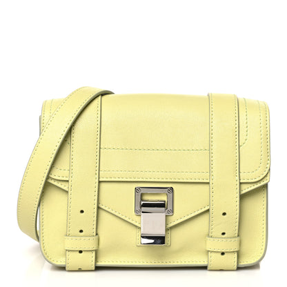 Proenza Schouler Lambskin PS1 Mini Pouch Messenger Banana 1 of 8
