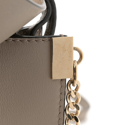Chloe Suede Calfskin Small Faye Shoulder Bag Motty Grey 16 of 16