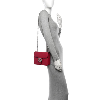 Gucci Shade Lux Calfskin Small Interlocking G Shoulder Bag Petunia 2 of 11
