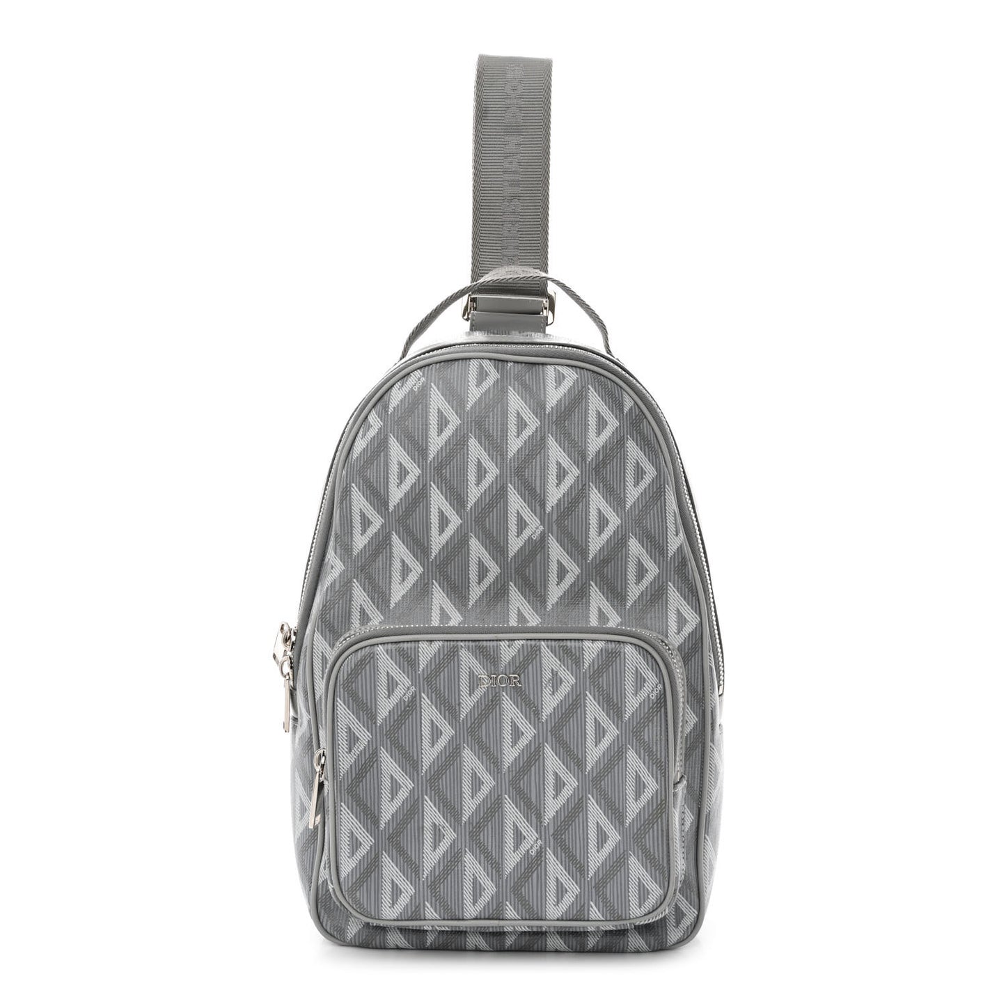 Coated Canvas CD Diamond Mini Rider Backpack Gray