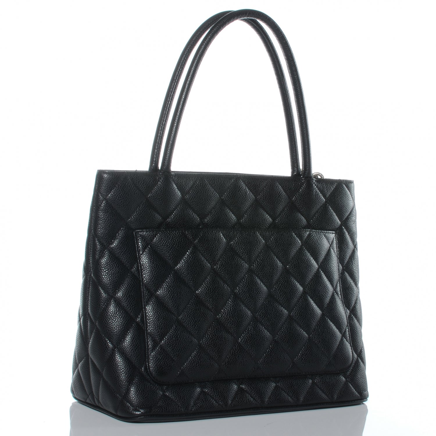 Chanel Caviar Medallion Tote Black 4 of 9