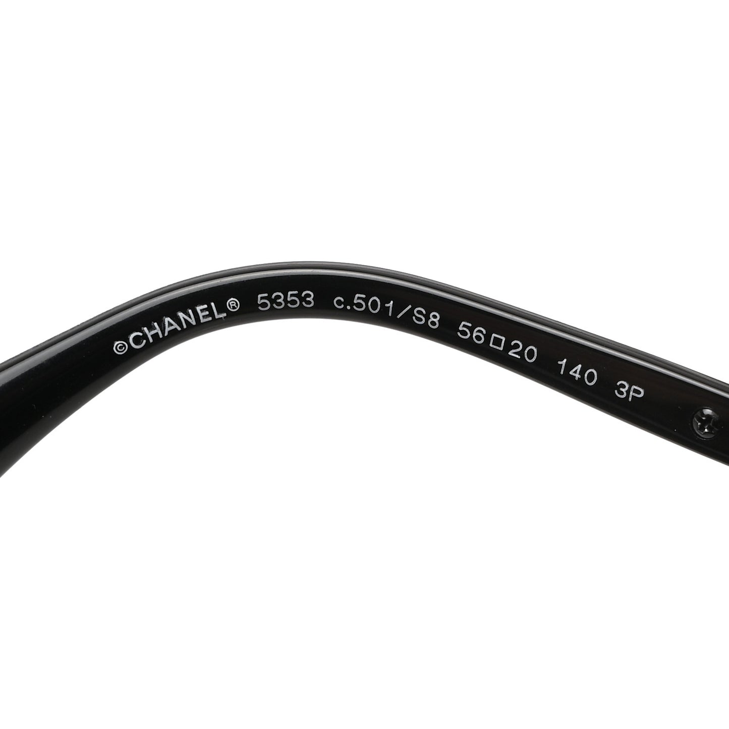Chain Oval Summer Sunglasses 5353 Black