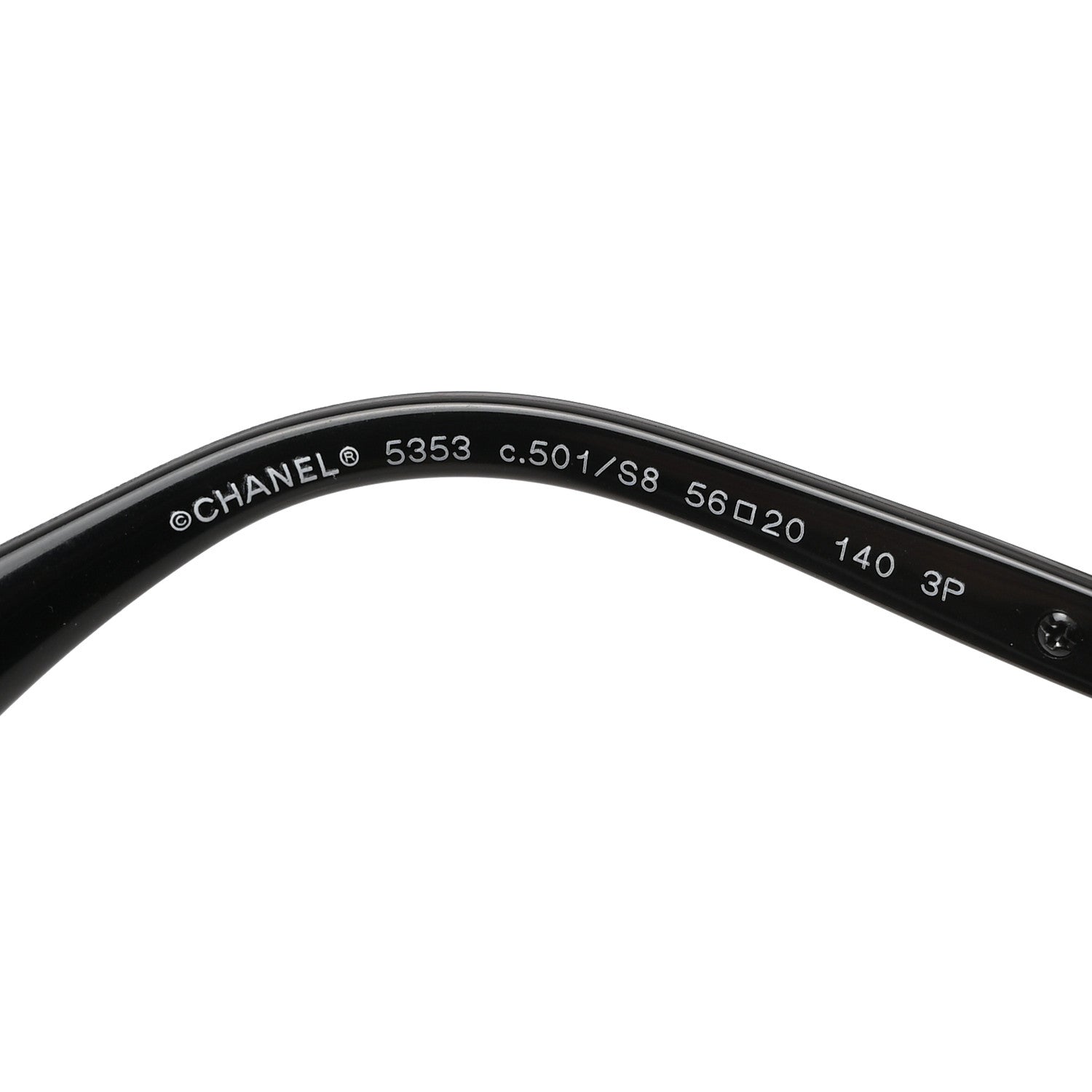 Chanel Chain Oval Summer Sunglasses 5353 Black 5 of 8
