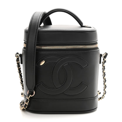 Chanel Lambskin Timeless Vanity Cosmetic Case Black 1 of 9