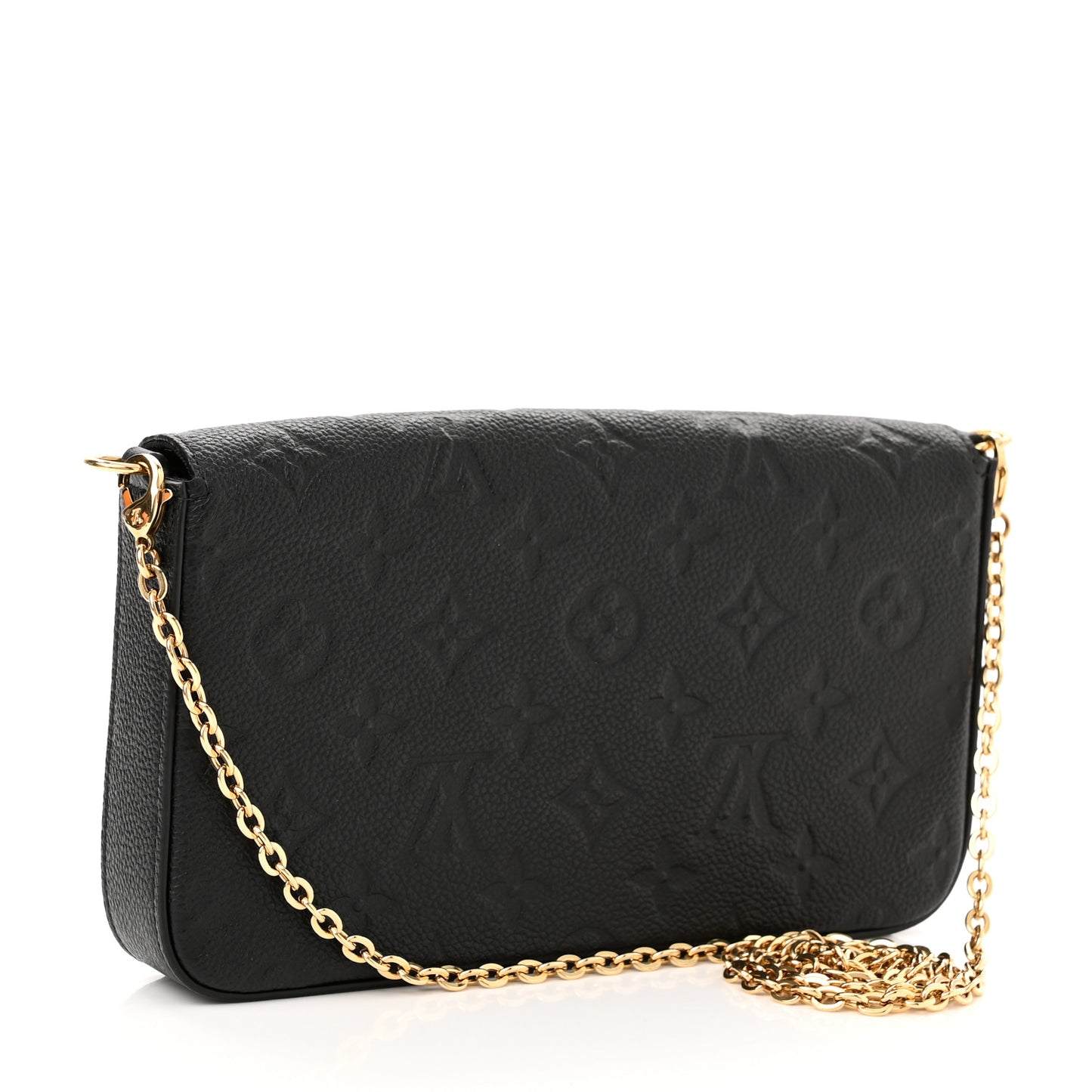 Empreinte Pochette Felicie Chain Wallet Black